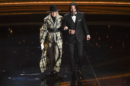 Diane Keaton y Keanu Reeves