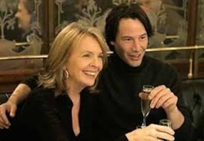 Diane Keaton y Keanu Reeves