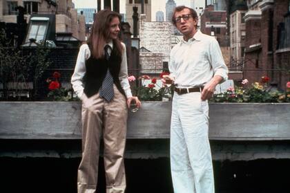 Diane Keaton y Woody Allen en Dos extraños amantes