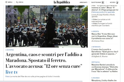 Diario La Repubblica de Italia
