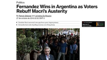 Diario norteamicano Bloomberg