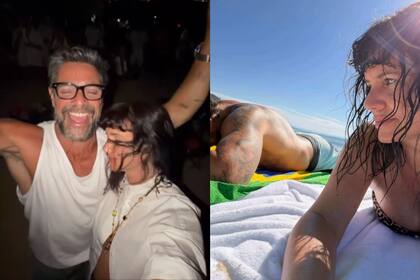 Días antes de que estallara el escándalo, Griselda Siciliani y Luciano Castro había disfrutado de unas vacaciones en Brasil