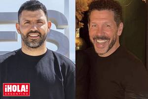 Dias de mucha alegría y emoción para el Kun y el Cholo.