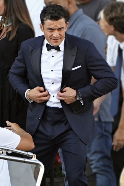 Días después de confirmar su
separación de Katy Perry, Orlando Bloom
se unió a la fiesta.
