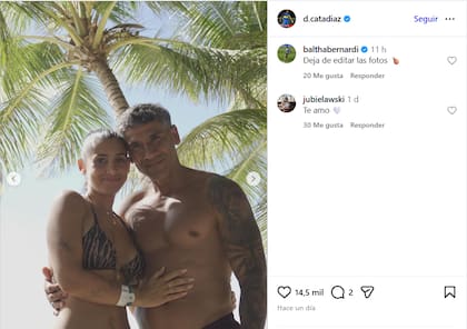 Díaz comparte momentos de su vida personal y profesional en redes sociales