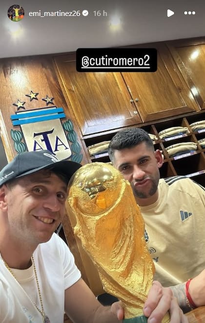 Dibu Martínez, Cuti Romero y la Copa del Mundo