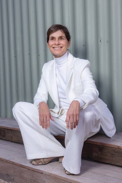 “Dibujé toda mi vida. Siempre
fui muy callada, y el dibujo fue una manera de expresarme”, dice la diseñadora