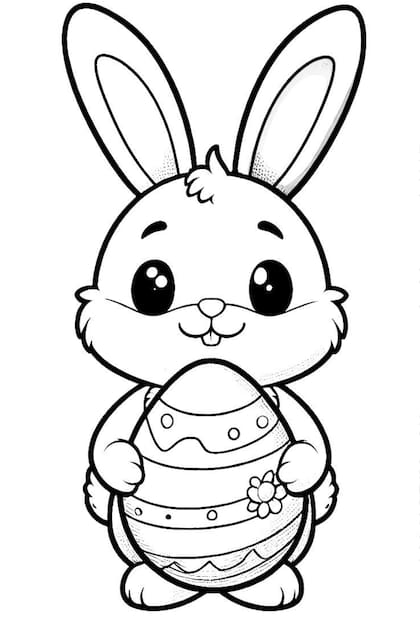 Dibujos del clásico conejo de Pascuas
