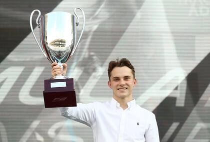 Diciembre de 2021 en Abu Dhabi: el título de campeón de Oscar Piastri en la Fórmula 2