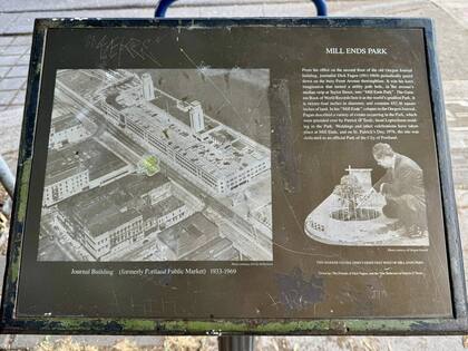 Dick Fagan, periodista y veterano de guerra, fue quien fundó Mill Ends Park