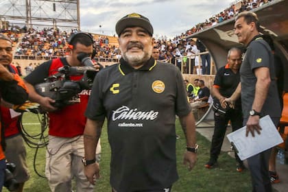 Diego Maradona en Dorados de Sinaloa.