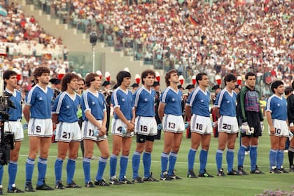 El equipo formado antes de la final, una mezcla de consagrados con jugadores que venían de abajo