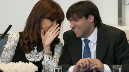 Diego Bossio y Cristina Kirchner, cuando el ahora ex kirchnerista era jefe de la Anses