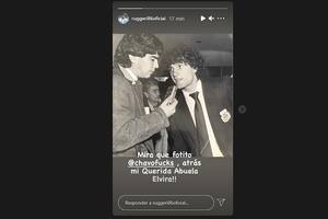 Diego Chavo Fucks y Oscar Ruggeri, en tiempos en lo que no imaginaban trabajar juntos en la TV