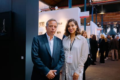 Diego Costa Peuser, presidente de Pinta BAphoto e Irene Gelfman, curadora de Pinta Art.