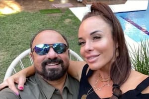 Diego Dirisio y Julieta Nardi, en sus tiempos de bonanza en Paraguay