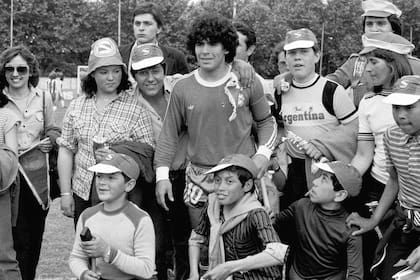 Diego en Argentinos Jrs.