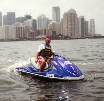 Diego, en su época en Miami