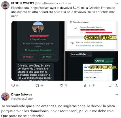 Diego Estévez fue implicado en el escándalo de Diego Moranzoni