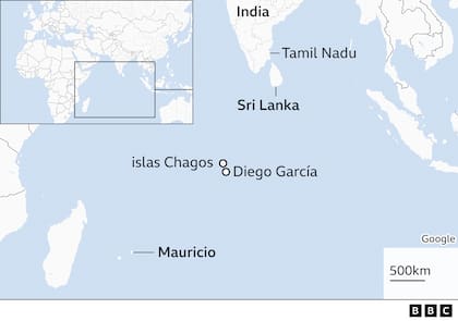 Diego García, la pequeña isla británica militarizada en el Índico que se convirtió en un “infierno” para decenas de migrantes varados