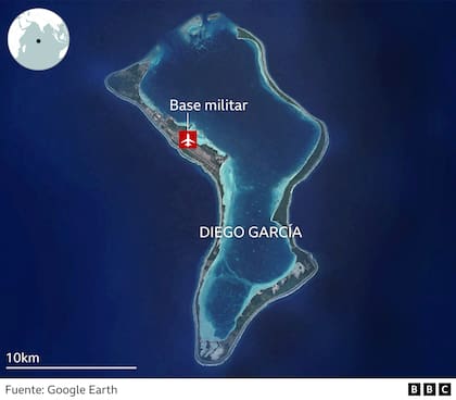 Diego García, la pequeña isla británica militarizada en el Índico que se convirtió en un “infierno” para decenas de migrantes varados