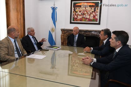 Diego Gerendiain, Mariano Cúneo Libarona, Eduardo Casal, Juan Manuel Olima y Sebastián Amerio