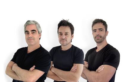 Diego Hoter, Matias O’Keefe y Marcos Botta