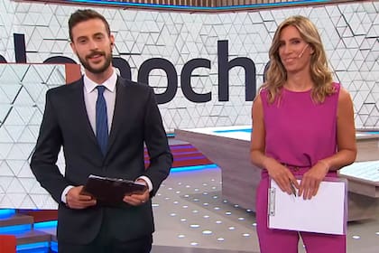 Diego Leuco y Luciana Geuna, la dupla del nuevo Telenoche