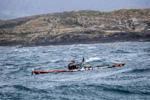 Los aventureros que remaron casi 400 km hasta el inhóspito Cabo de Hornos: los sorprendieron ballenas y un sismo