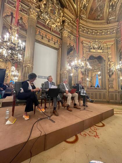 Diego Luciani, en una conferencia sobre lucha contra la corrupción, en Madrid