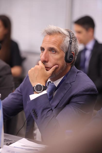 Diego Luciani, esta semana, en un encuentro de fiscales anticorrupción en Brasilia