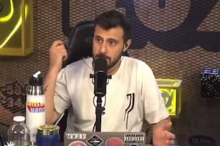 La desconcertante reacción de Leuco en vivo al ser evacuado por un incendio en el edificio de Luzu