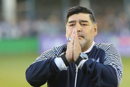 Diego Maradona, dolido por la muerte de su cuñado Raúl Machuca