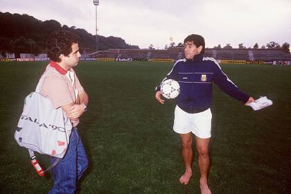 Italia 1990. “He vivido 34 años y 11 meses pendiente de Maradona, y esa etapa se terminó. Maradona, él, no va a generar más noticias”, acepta Arcucci