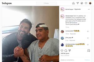 Maradona: primera foto, dejó la clínica y seguirá su rehabilitación en Tigre