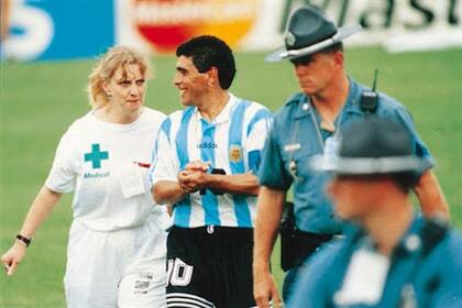 Diego Maradona y su último partido en el Mundial de EE.UU. 94: Rodríguez trabajó en ese torneo y presenció ese partido