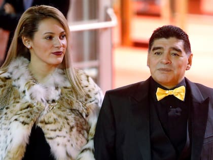 Diego Maradona y Rocío Oliva, una de sus últimas parejas 