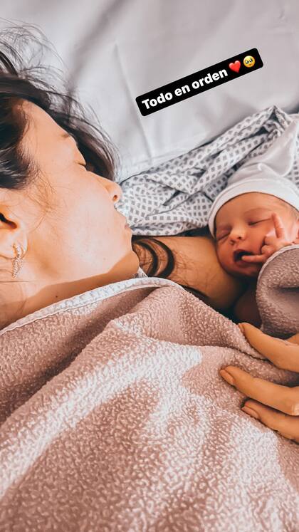 Diego Mendoza tras el nacimiento de India: "Todo en orden"