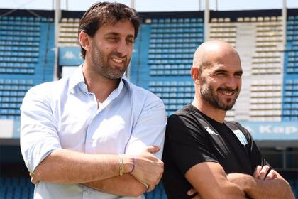 Diego Milito y Lisandro López, en épocas más felices de Racing
