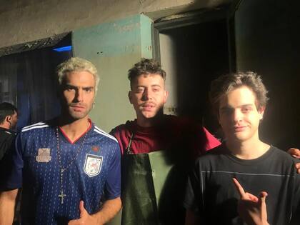 Diego Páez Vilaró en El Marginal 3 junto a Nico Furtado y Toto Ferro