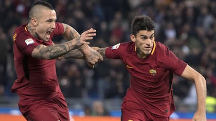 Diego Perotti marcó en el triunfo de Roma