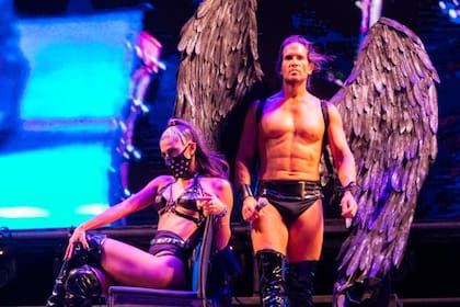 Diego Ramos en una escena de Sex, el espectáculo donde se muestra totalmente desnudo