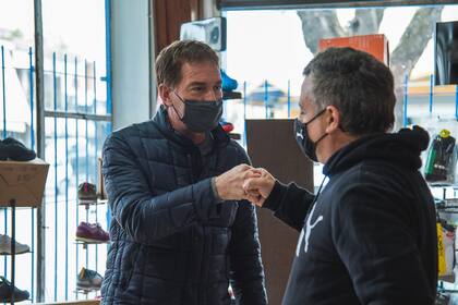 Diego Santilli, en Chascomús