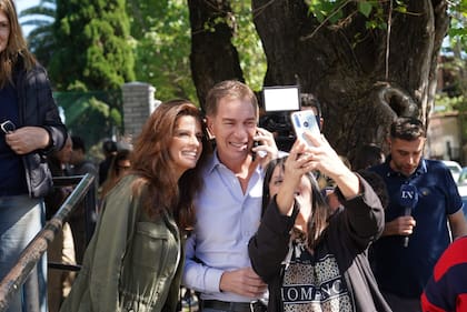 Diego Santilli tras emitir su voto, el pasado 26 de octubre