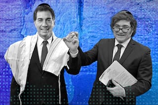 En línea con su nuevo jefe político, Santilli ensaya gestos hacia la comunidad judía