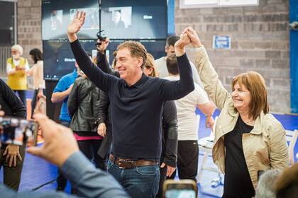 Diego Santilli y Patricia Bullrich