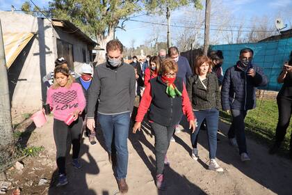 Diego Santilli y Patricia Bullrich, en González Catán