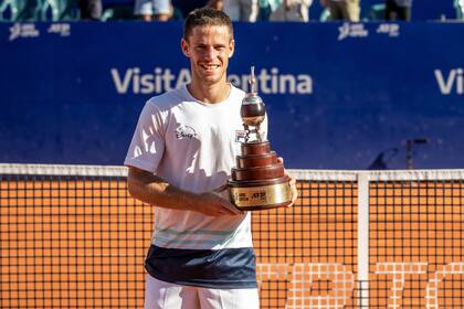 Diego Schwartzman, campeón en Buenos Aires 2021: fue el cuarto título en la carrera del Peque