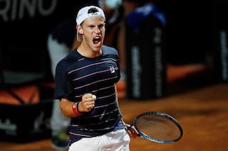 Roma. Schwartzman venció a Shapovalov y jugará la final ante Djokovic