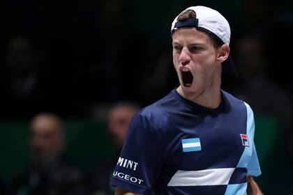 Diego Schwartzman ganó el segundo punto para Argentina
